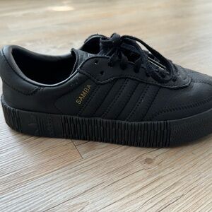 Adidas all black Sambarose. Good pre-owned condition